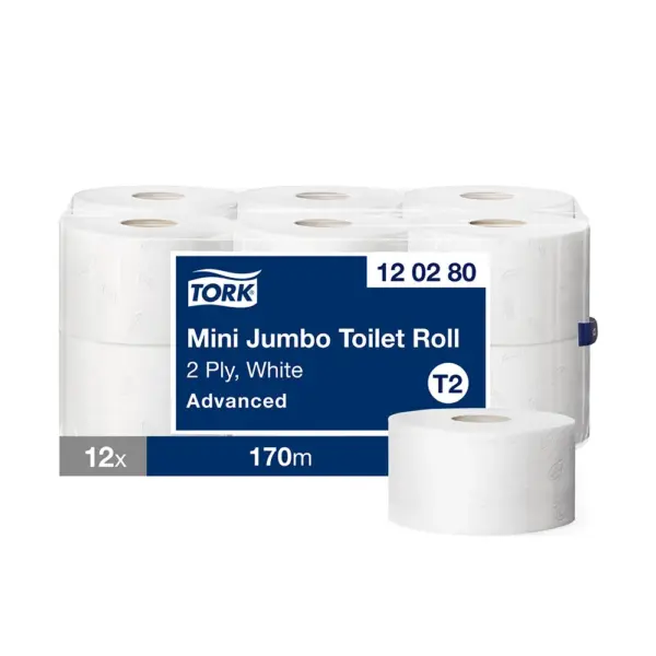 Toalettpapper Tork Advanced Mini Jumbo T2